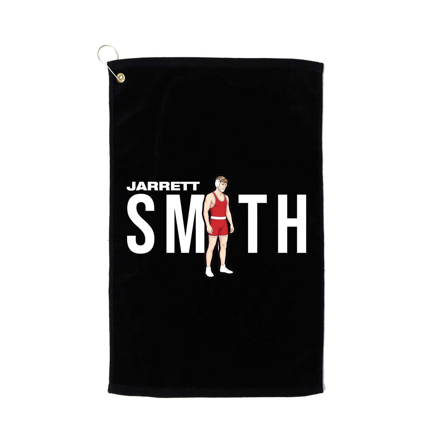 Golf Towel — Player Name in Black