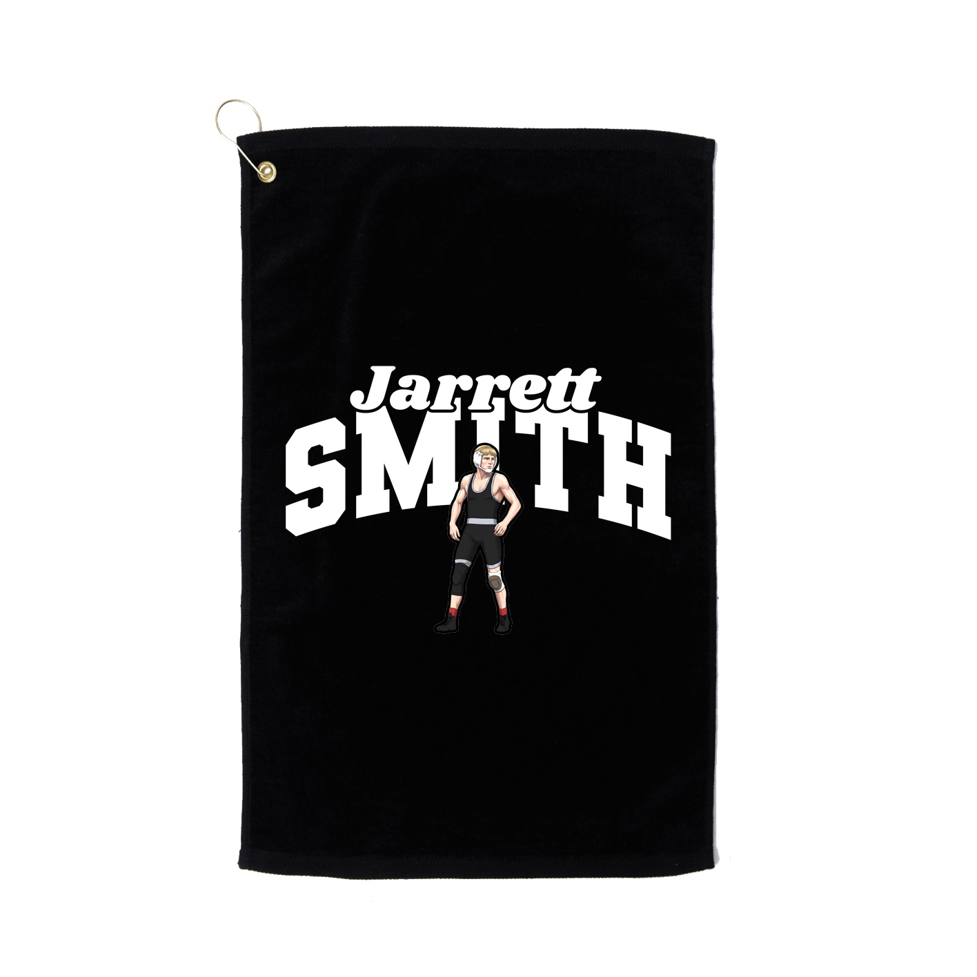 Golf Towel — Signature Arch in Black