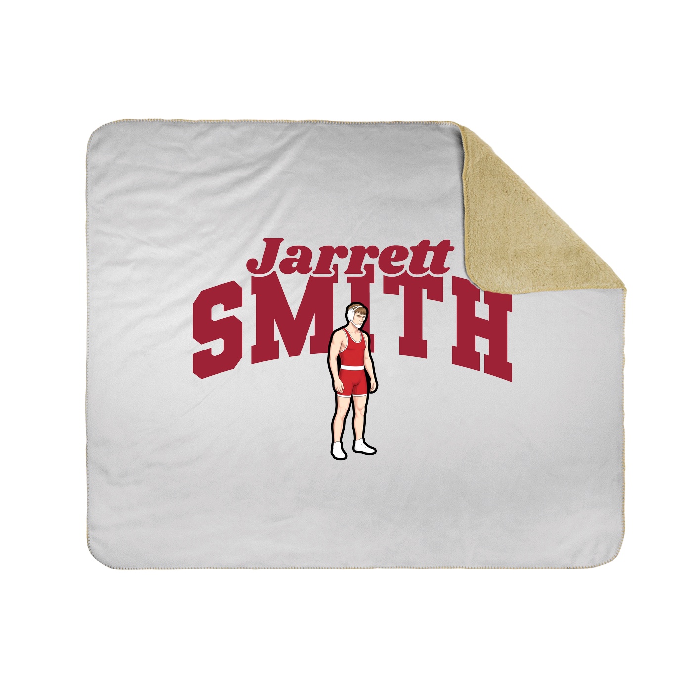 Throw Blanket — Signature Arch in White