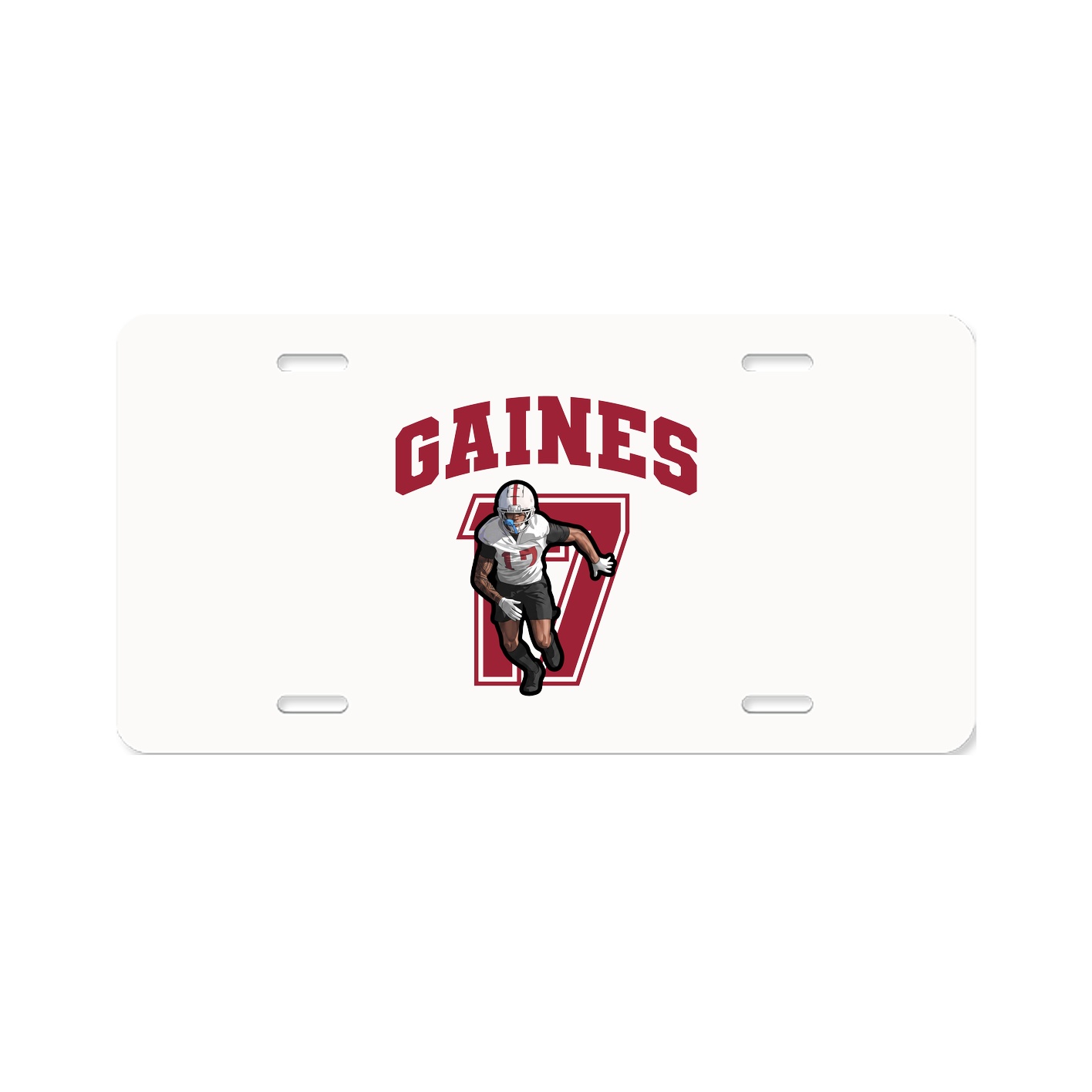 License Plate — Number in Classic