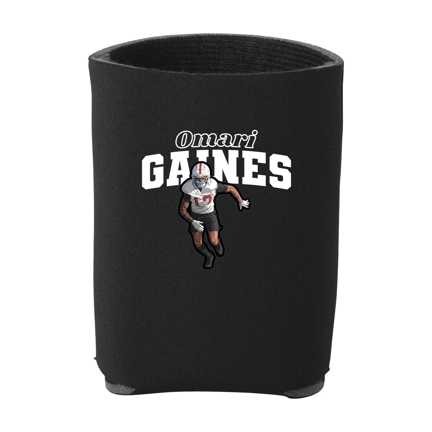 Can Holder — Name Arch in Black