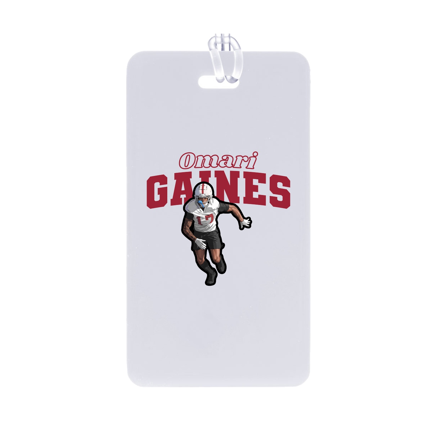 Bag Tag — Name Arch in Classic