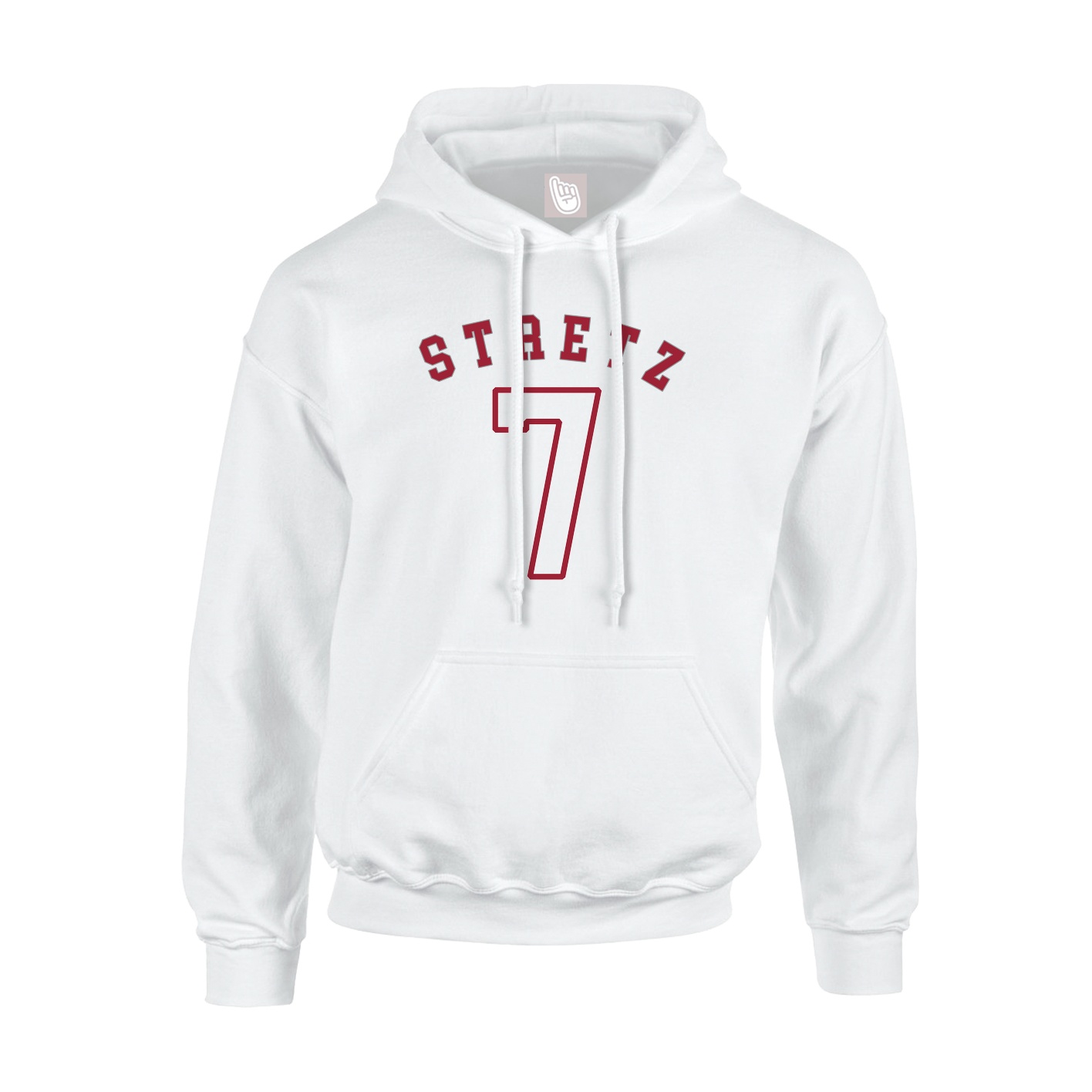 Youth Hoodie — Shirsey Arch in White