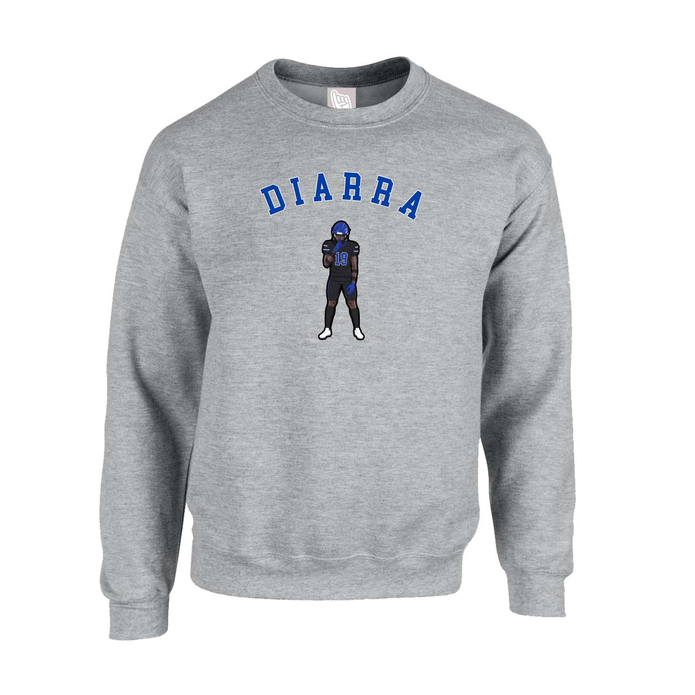 Fleece Crew — Shirsey Arch in Grey