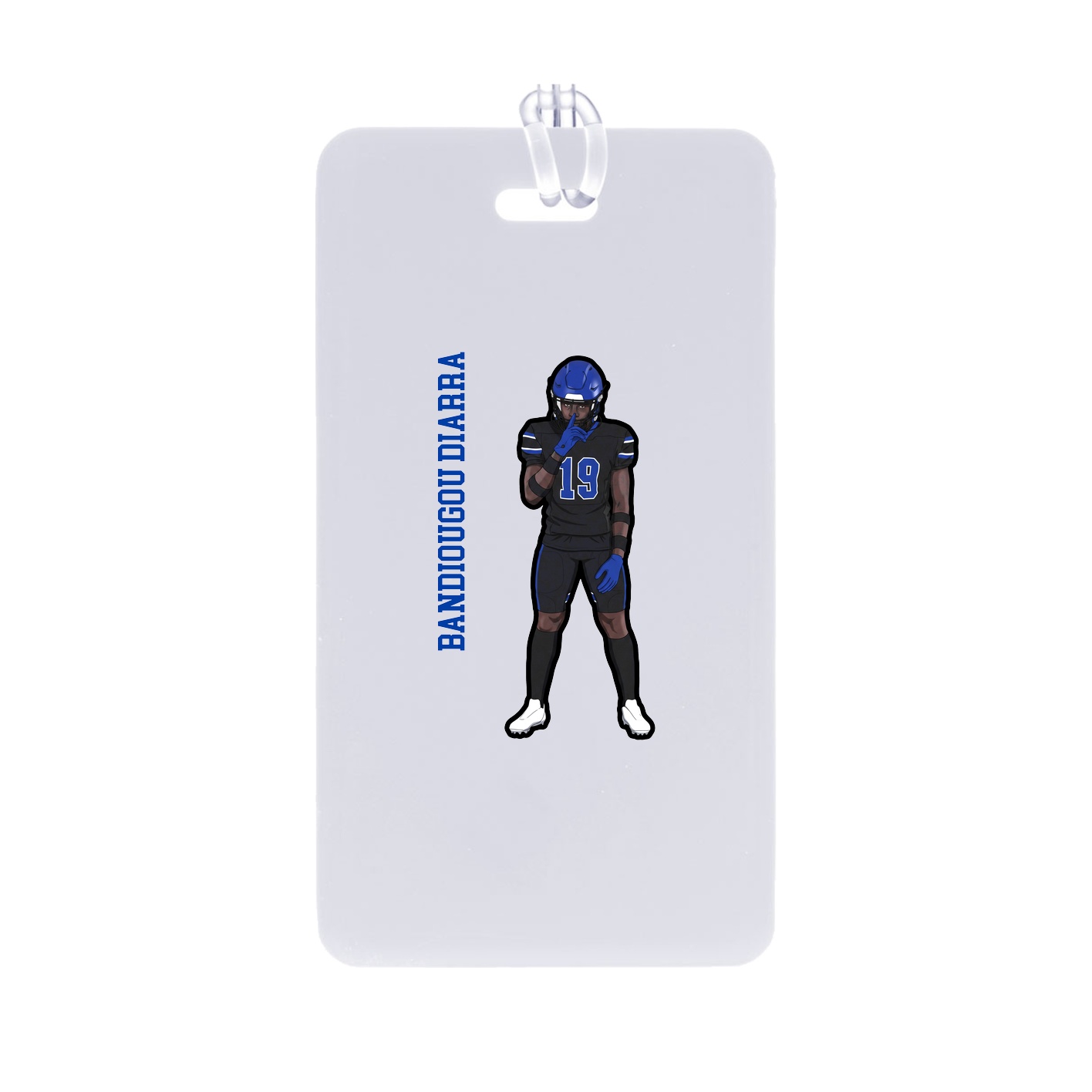 Bag Tag — Name Vertical in Classic