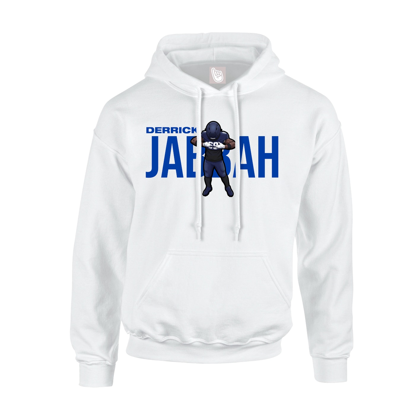 Youth Hoodie — Player Name in White
