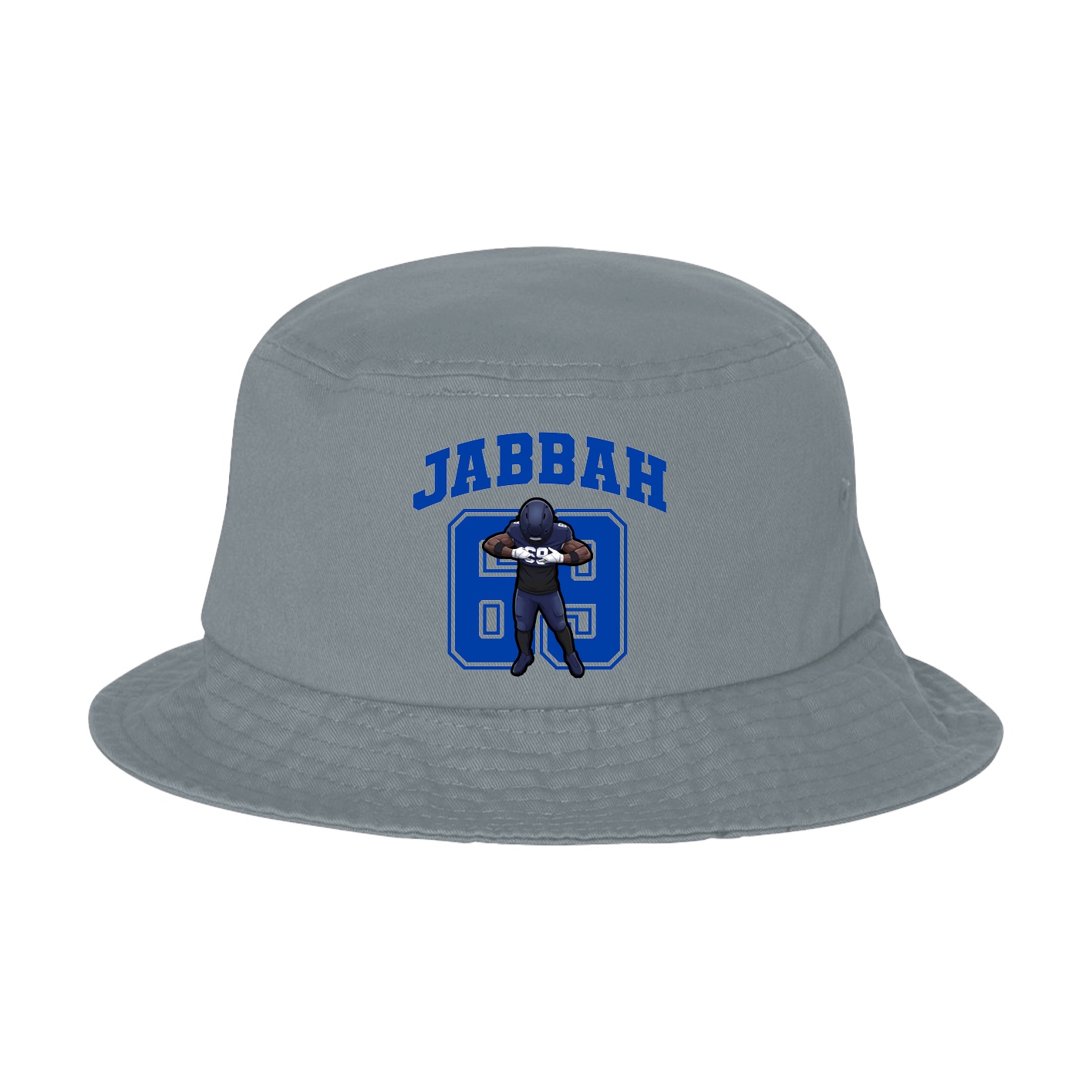 Bucket Cap — Number in Grey