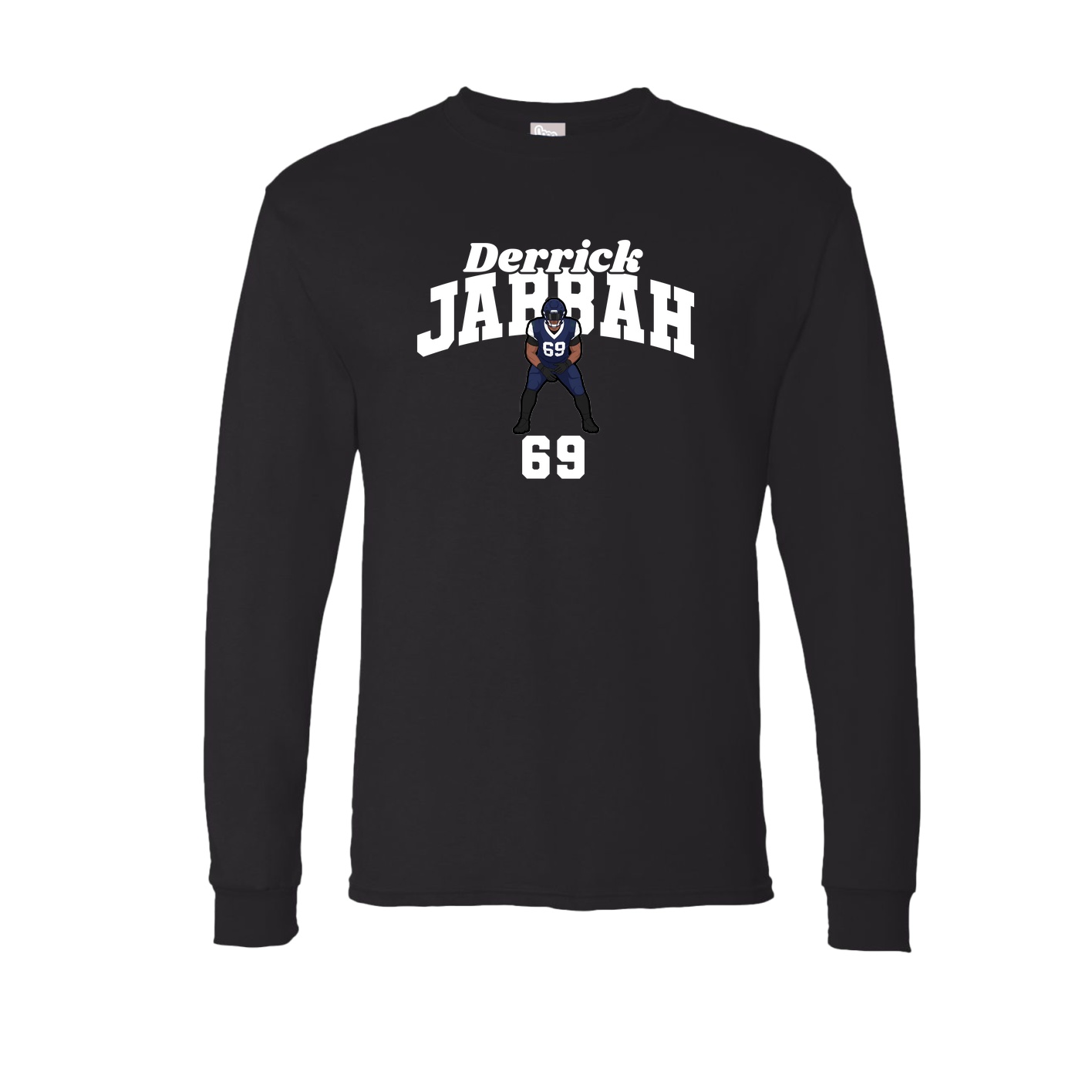 Long Sleeve Tee — Signature Arch in Black