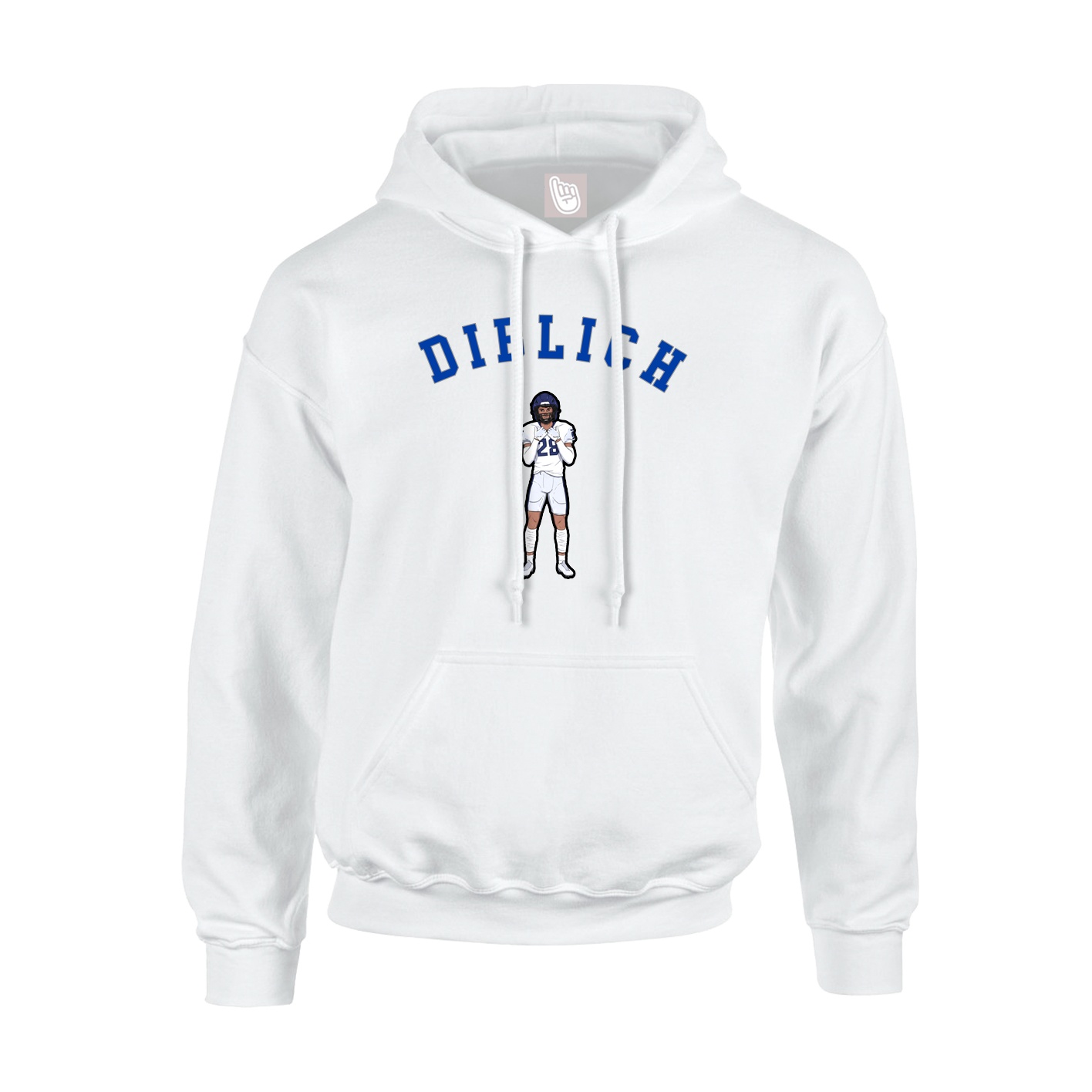 Hoodie — Shirsey Arch in White