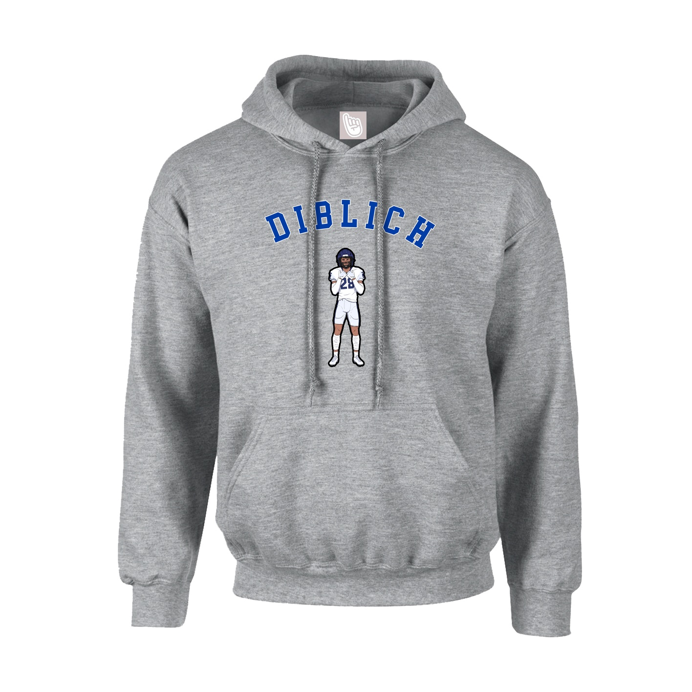 Youth Hoodie — Shirsey Arch in Grey