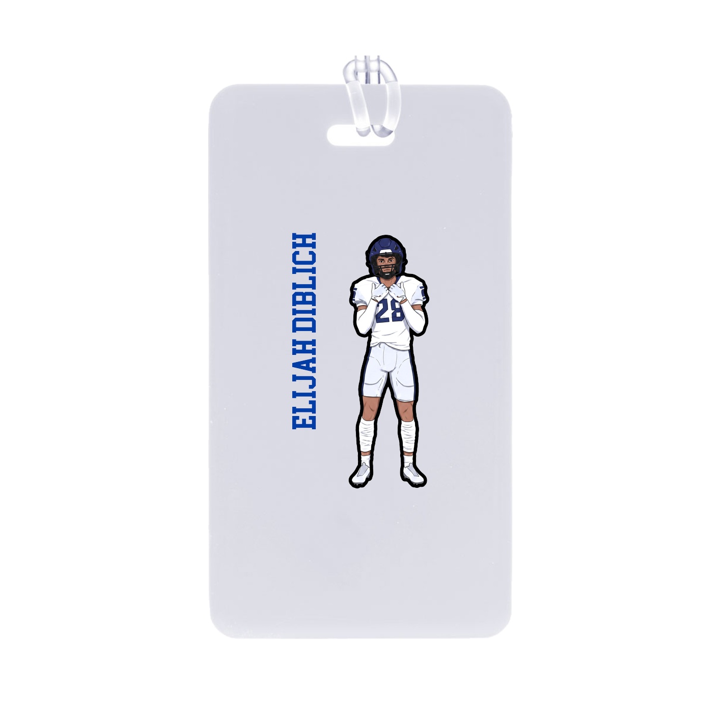 Bag Tag — Name Vertical in Classic