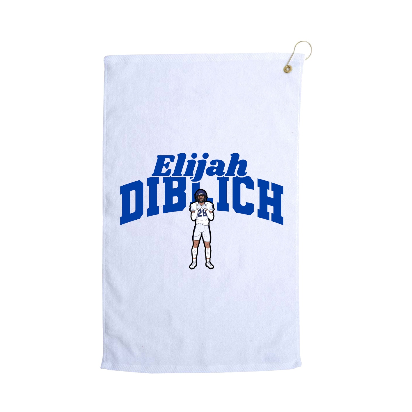 Golf Towel — Signature Arch in White