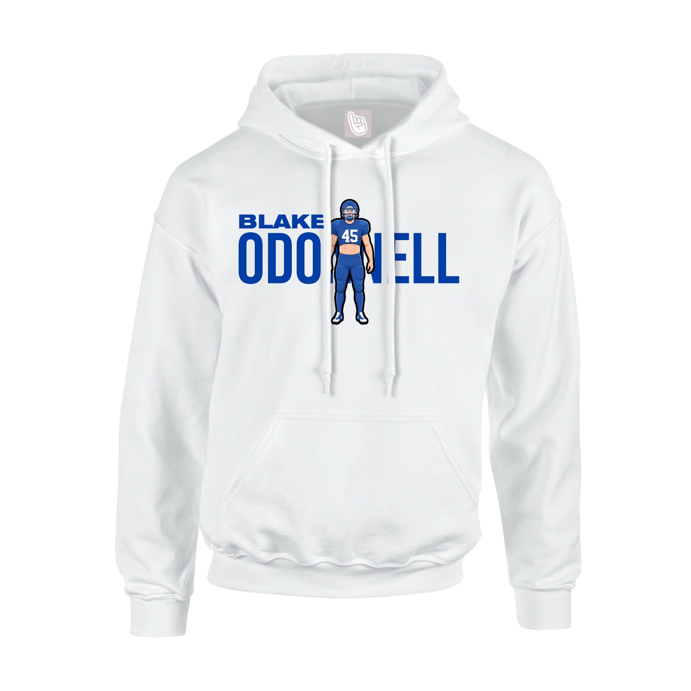 Hoodie — Player Name in White