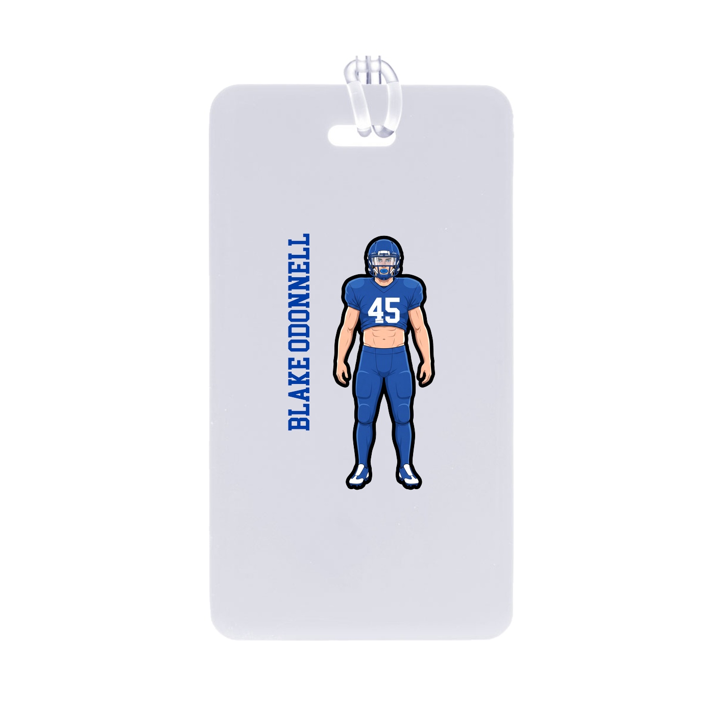 Bag Tag — Name Vertical in Classic