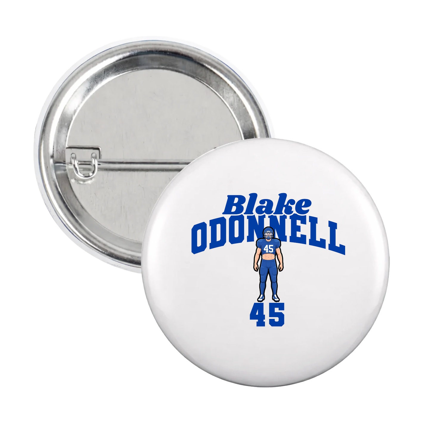 Game Day Button — Signature Arch in White