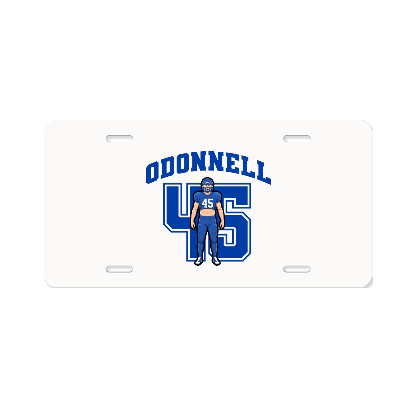 License Plate — Number in Classic