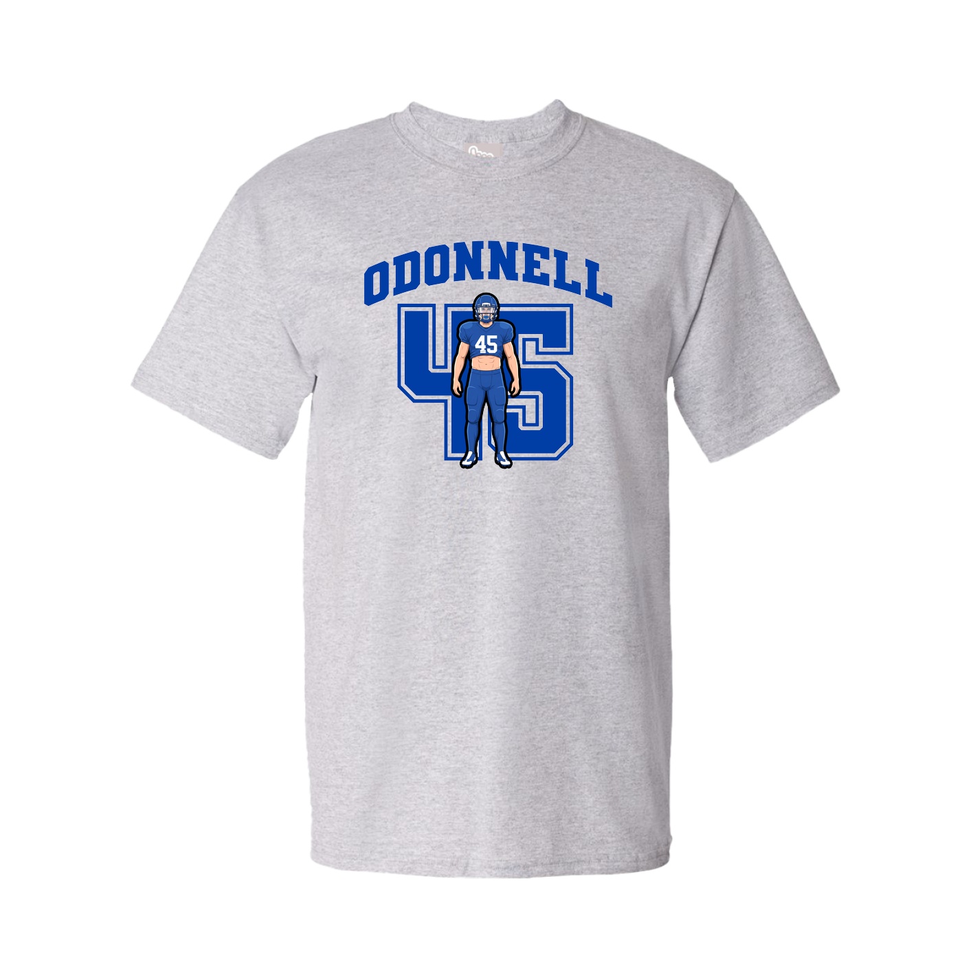Youth Tee — Number in Grey