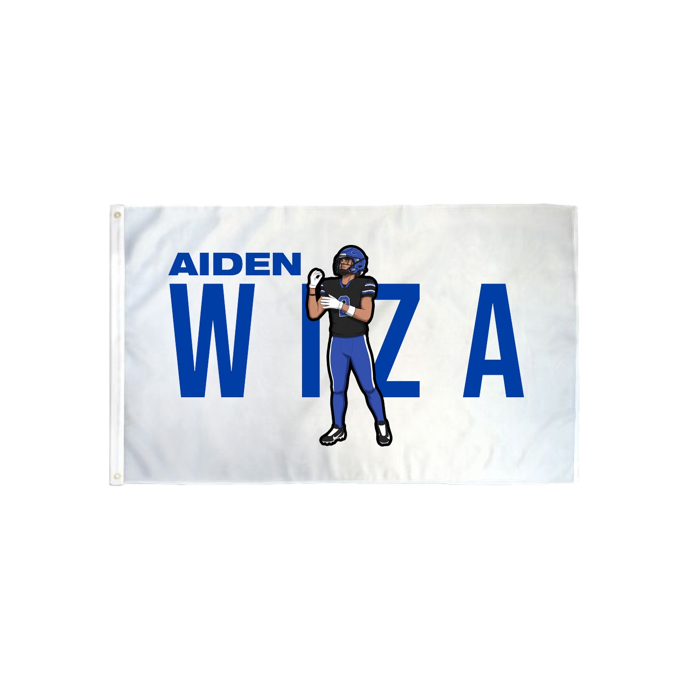 3x5 Flag — Player Name in Classic