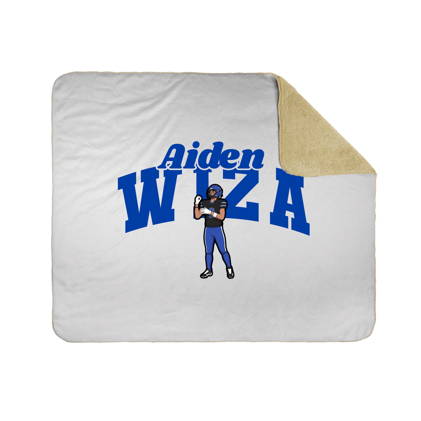 Throw Blanket — Signature Arch in White