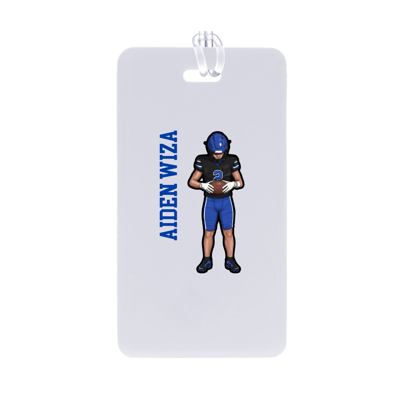 Bag Tag — Name Vertical in Classic