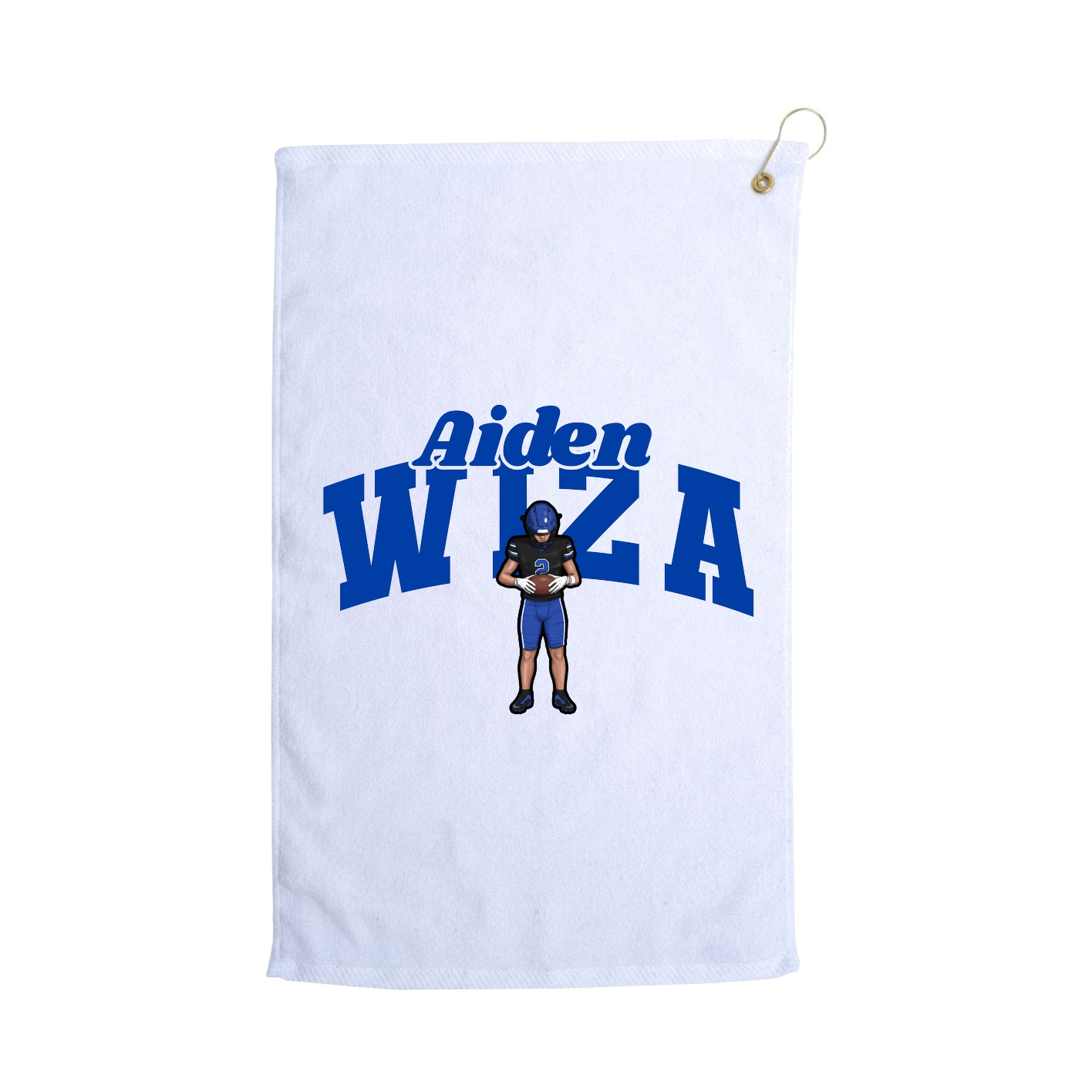 Golf Towel — Signature Arch in White