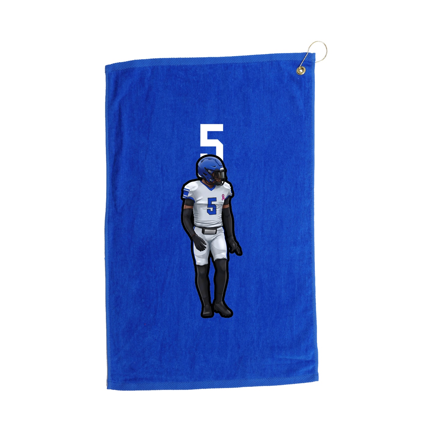 Golf Towel — Number Top in Royal
