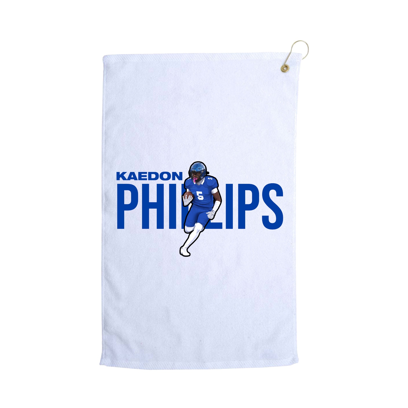 Golf Towel — Player Name in White