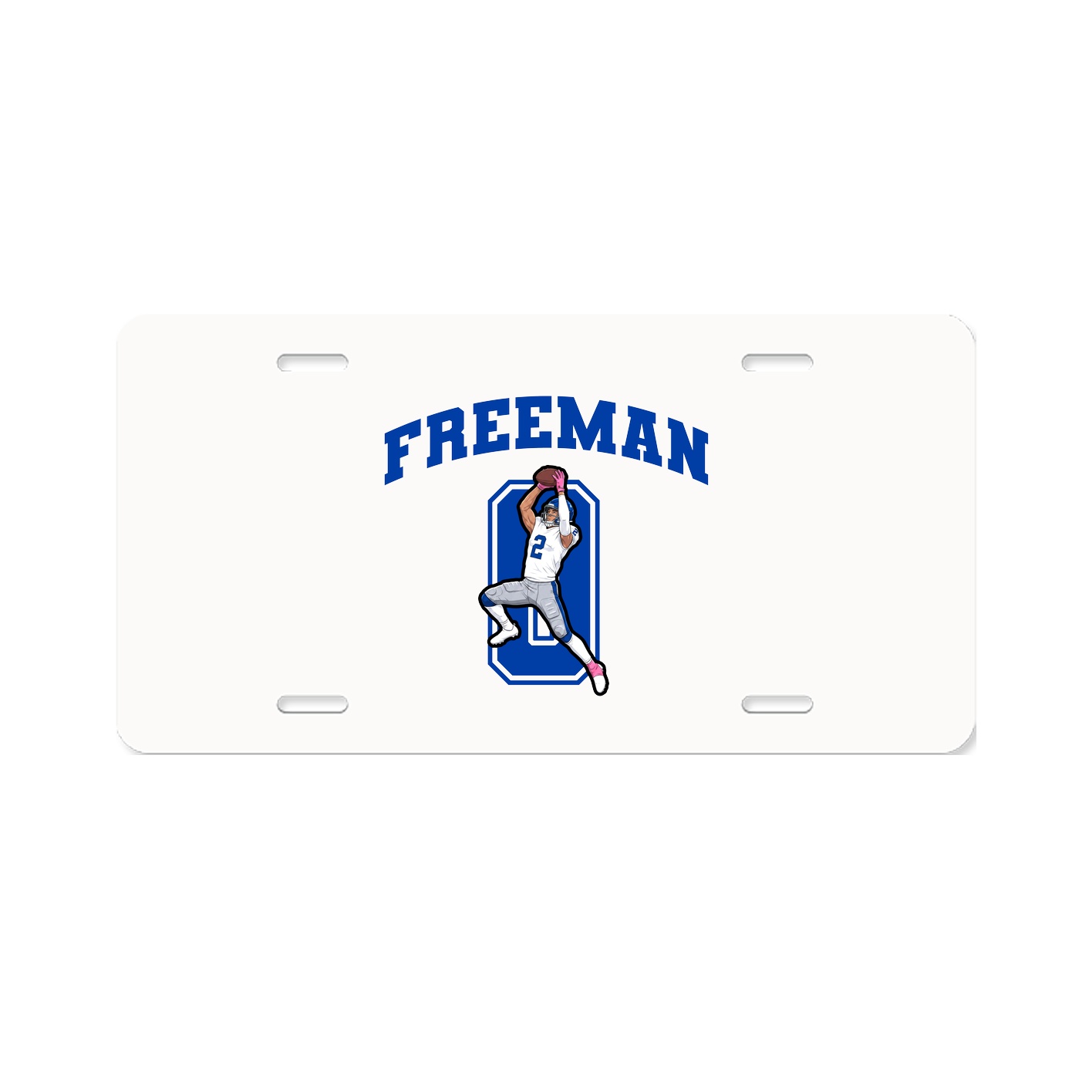 License Plate — Number in Classic