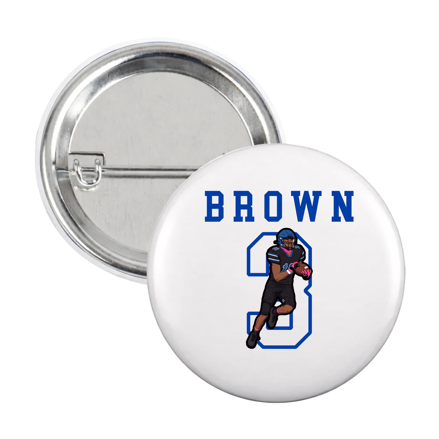 Game Day Button — Shirsey in White