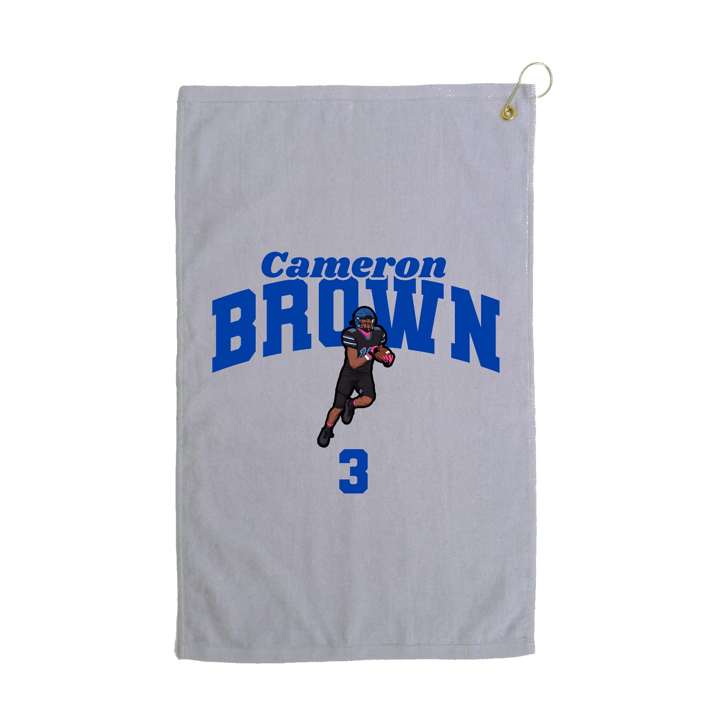 Golf Towel — Signature Arch in Grey