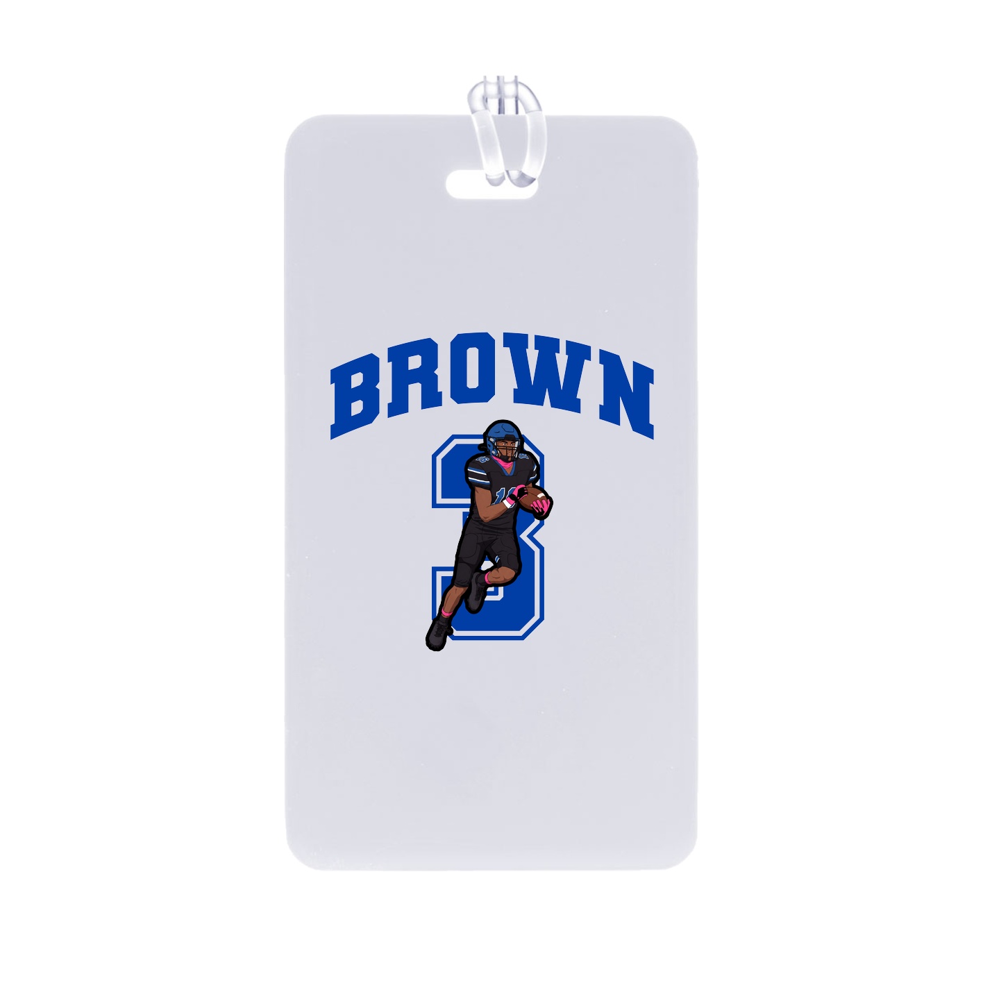 Bag Tag — Number in Classic