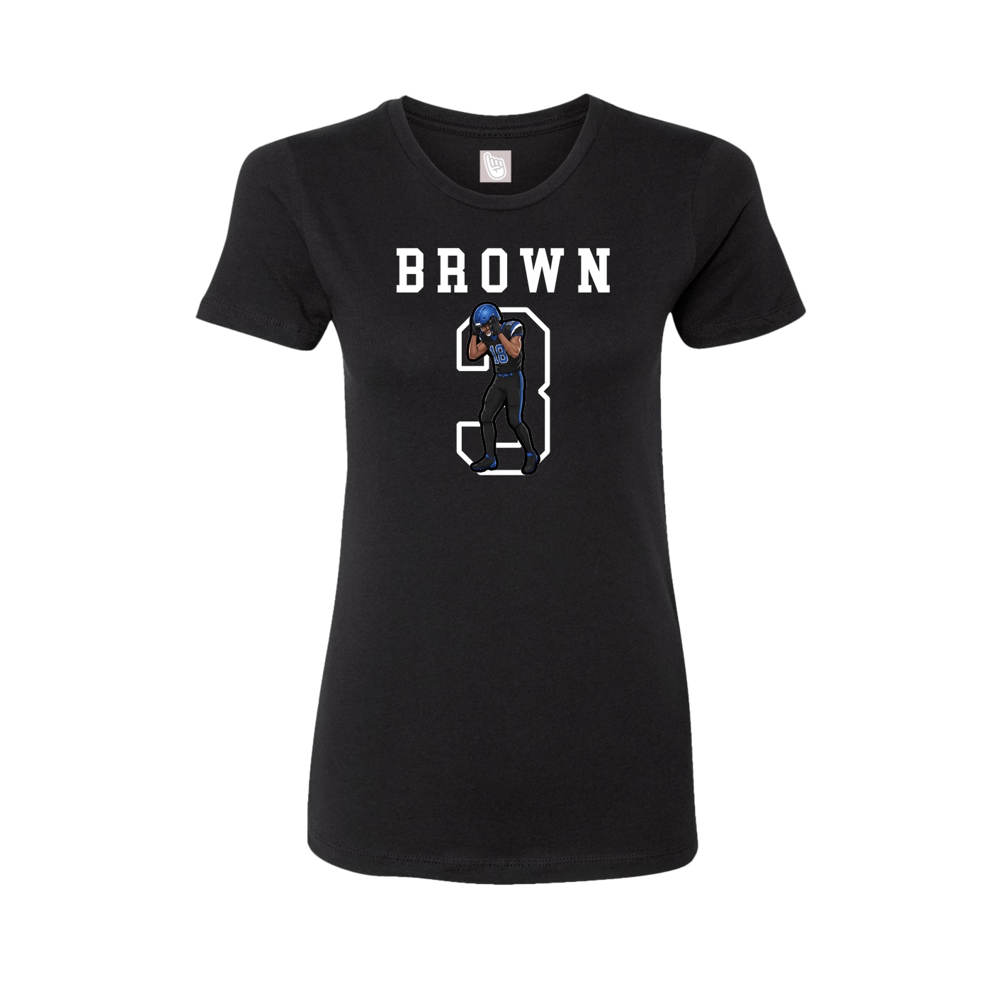 Fitted Women's Tee — Shirsey in Black