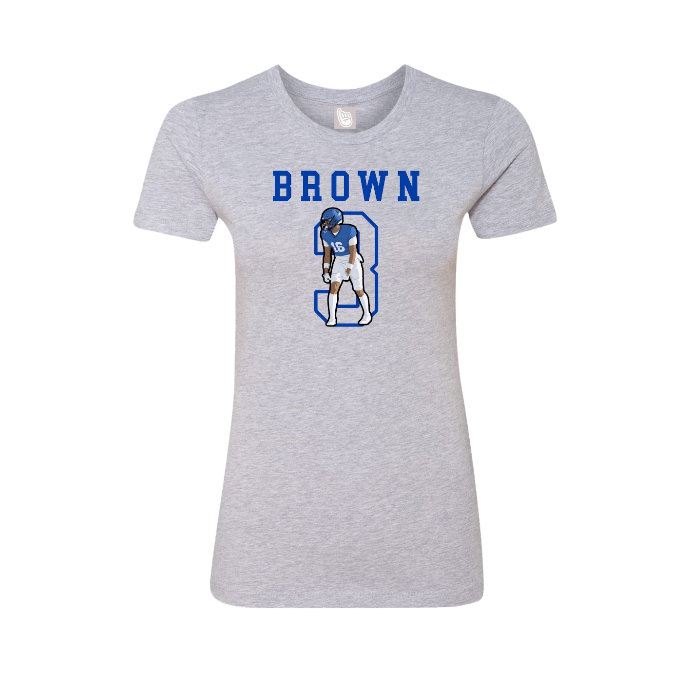 Fitted Women's Tee — Shirsey in Grey