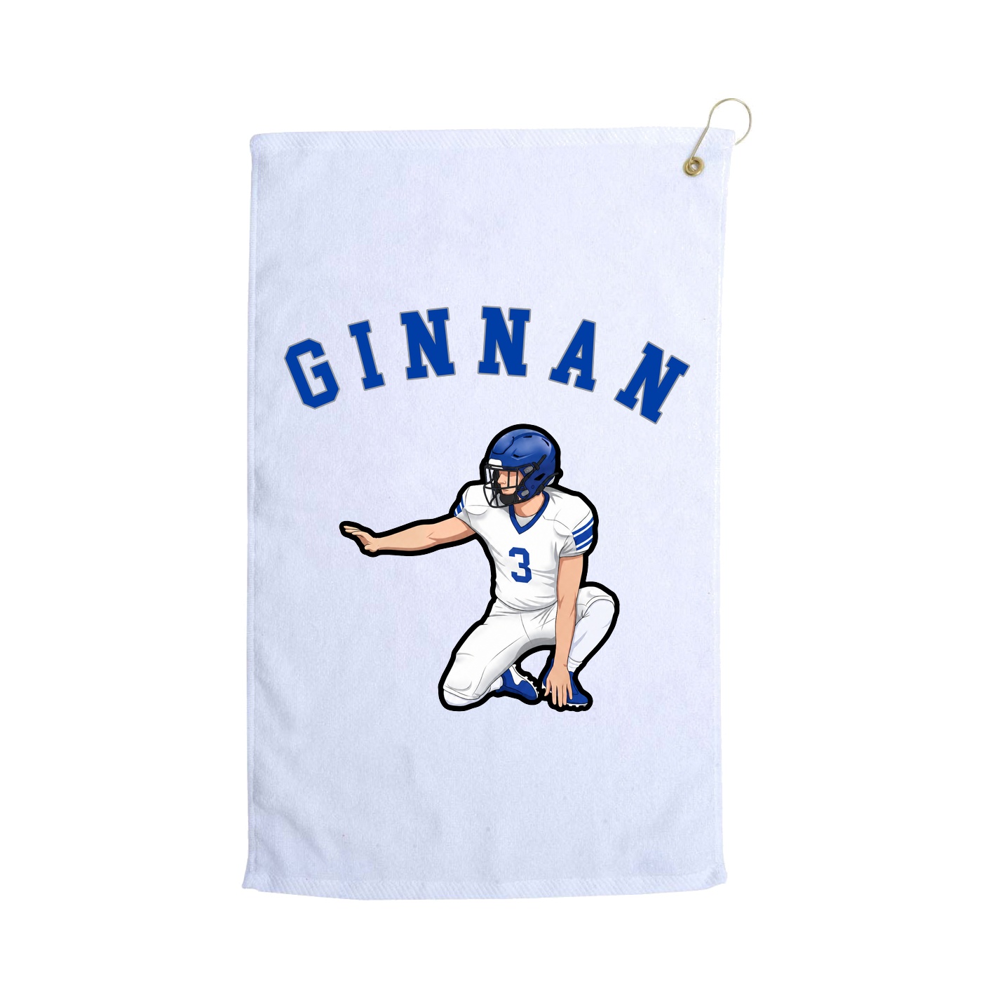 Golf Towel — Shirsey Arch in White