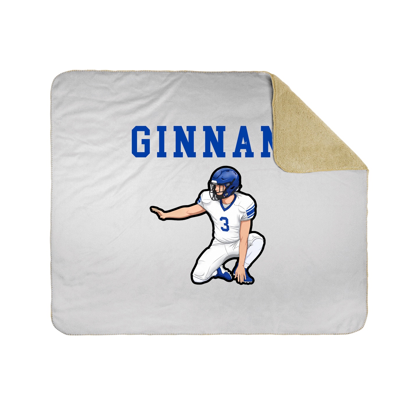Throw Blanket — Shirsey in White