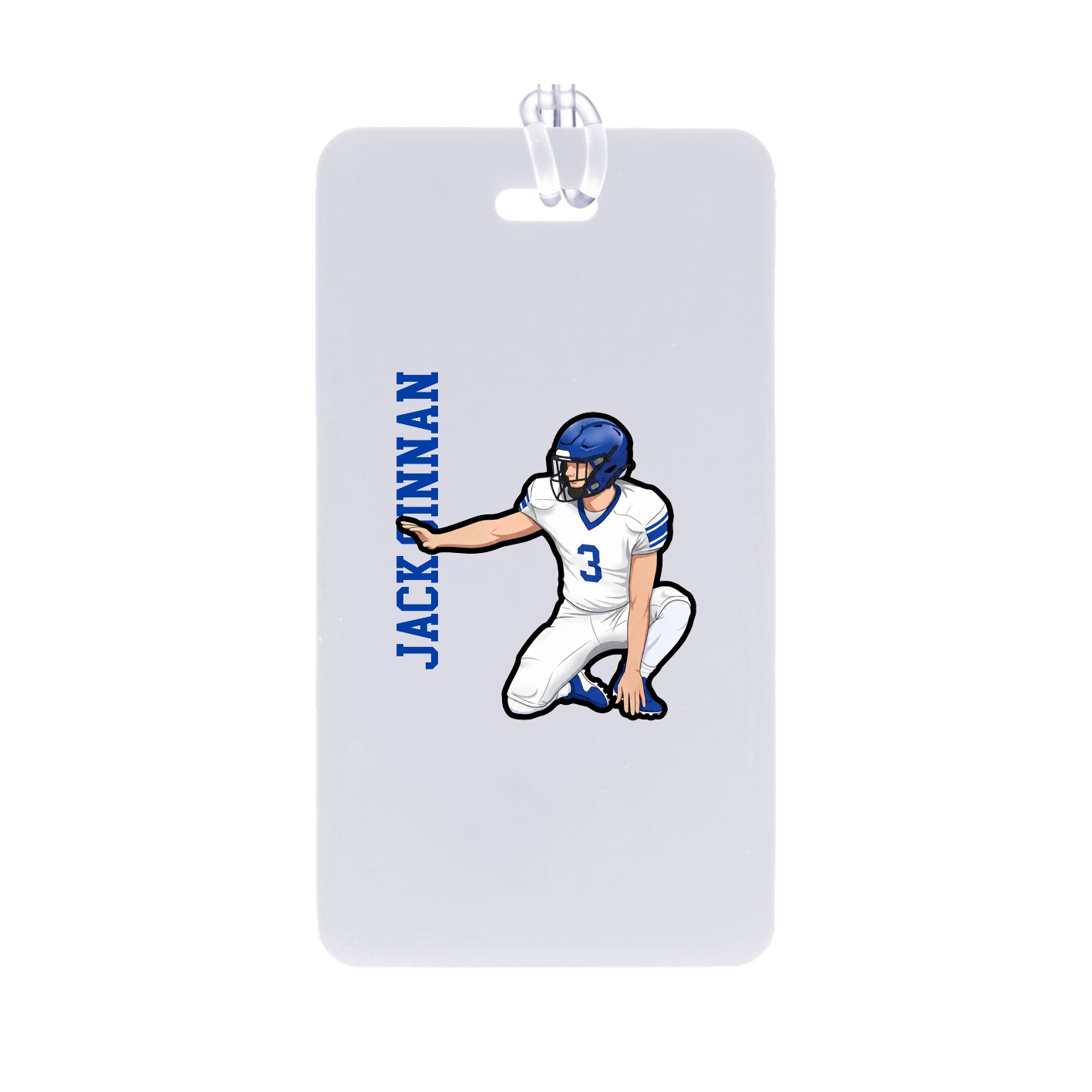 Bag Tag — Name Vertical in Classic