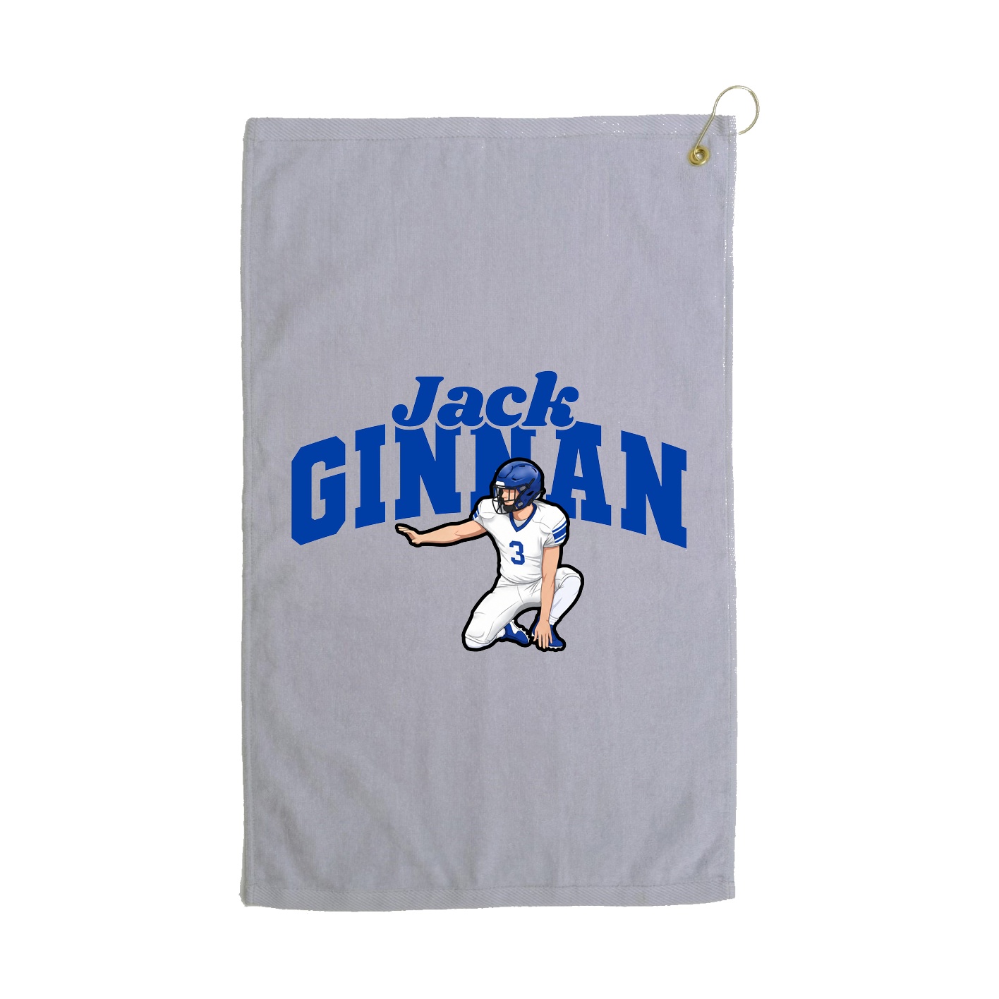Golf Towel — Signature Arch in Grey