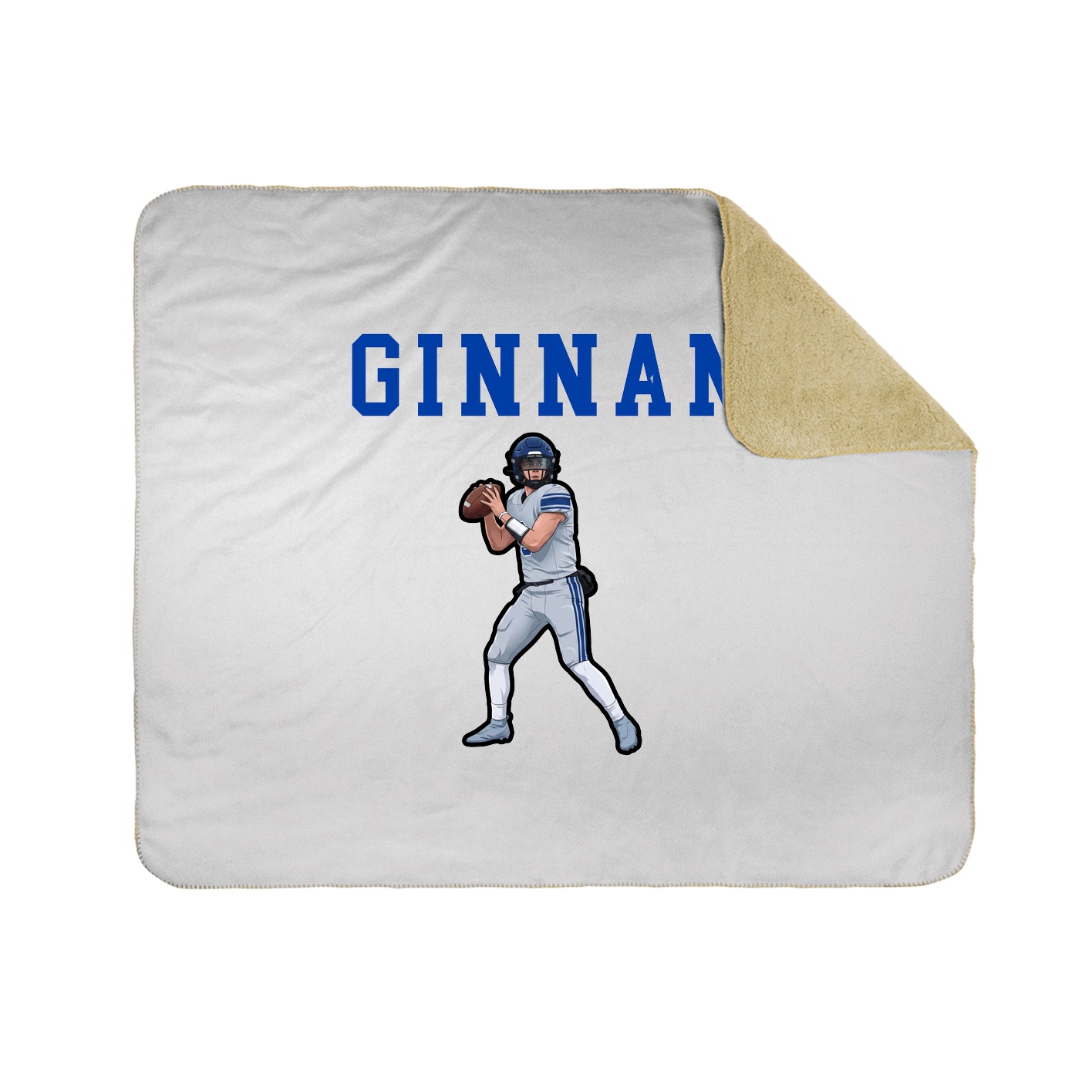 Throw Blanket — Shirsey in White
