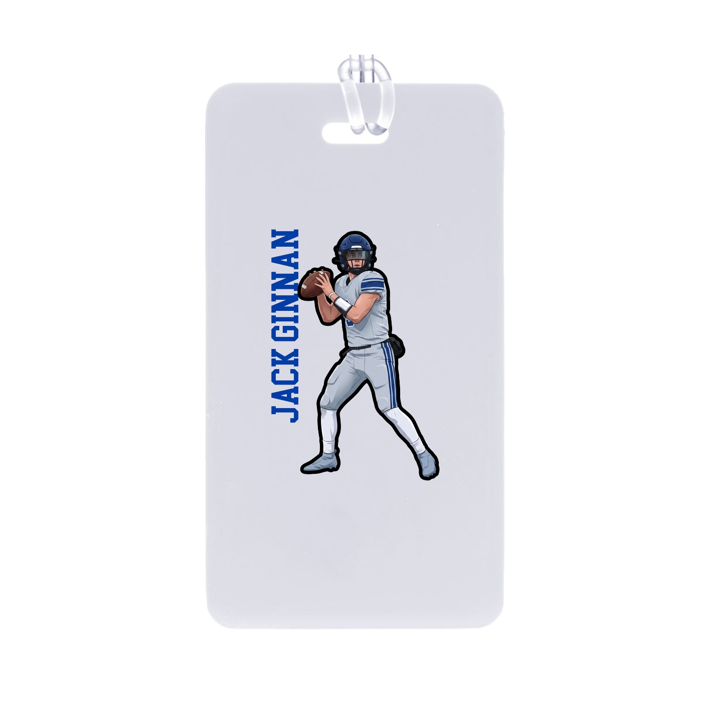 Bag Tag — Name Vertical in Classic