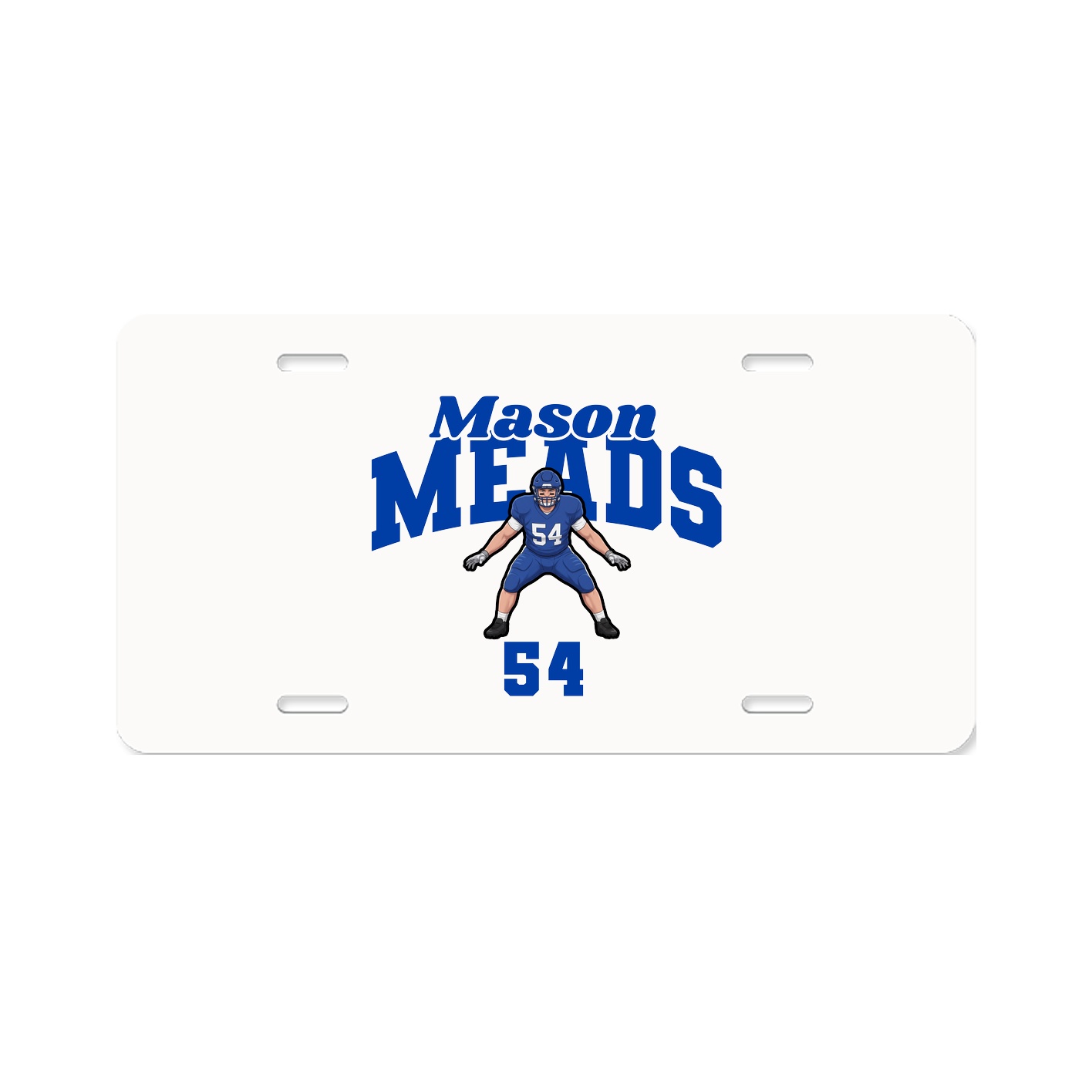License Plate — Signature Arch in Classic