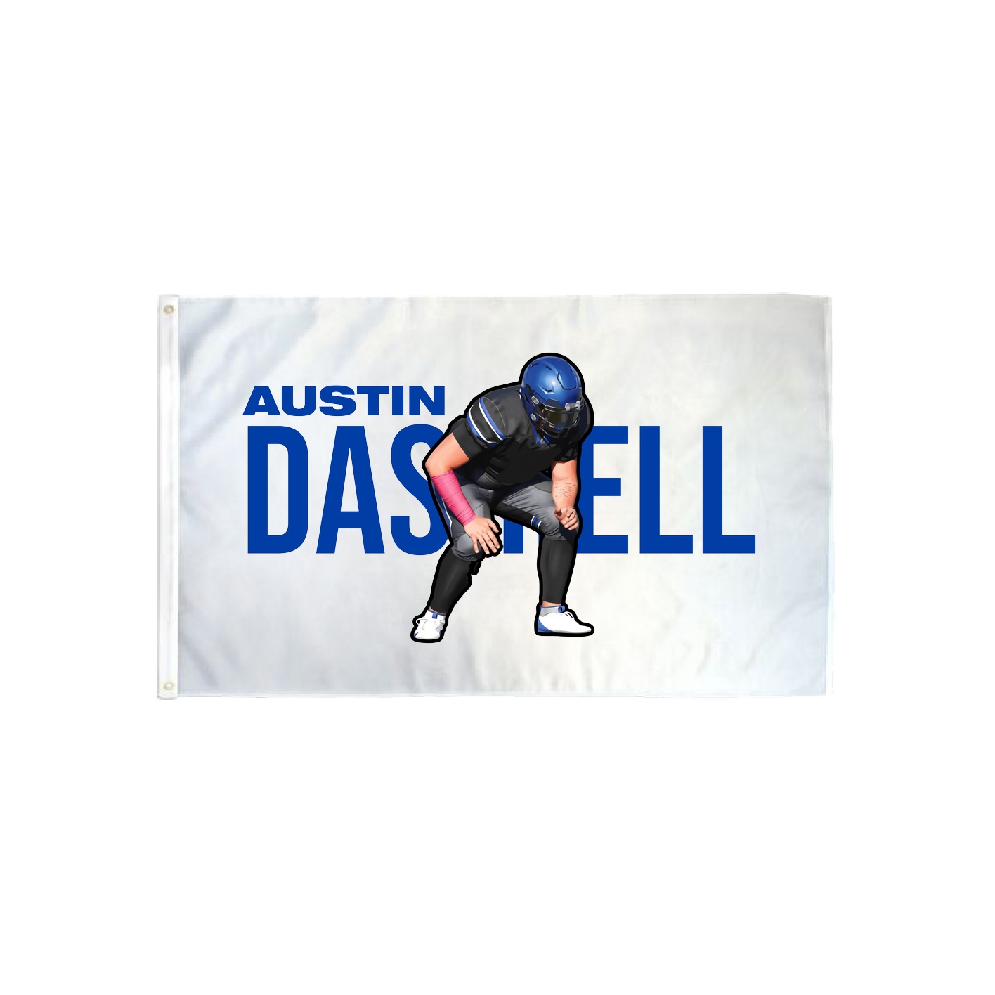 3x5 Flag — Player Name in Classic