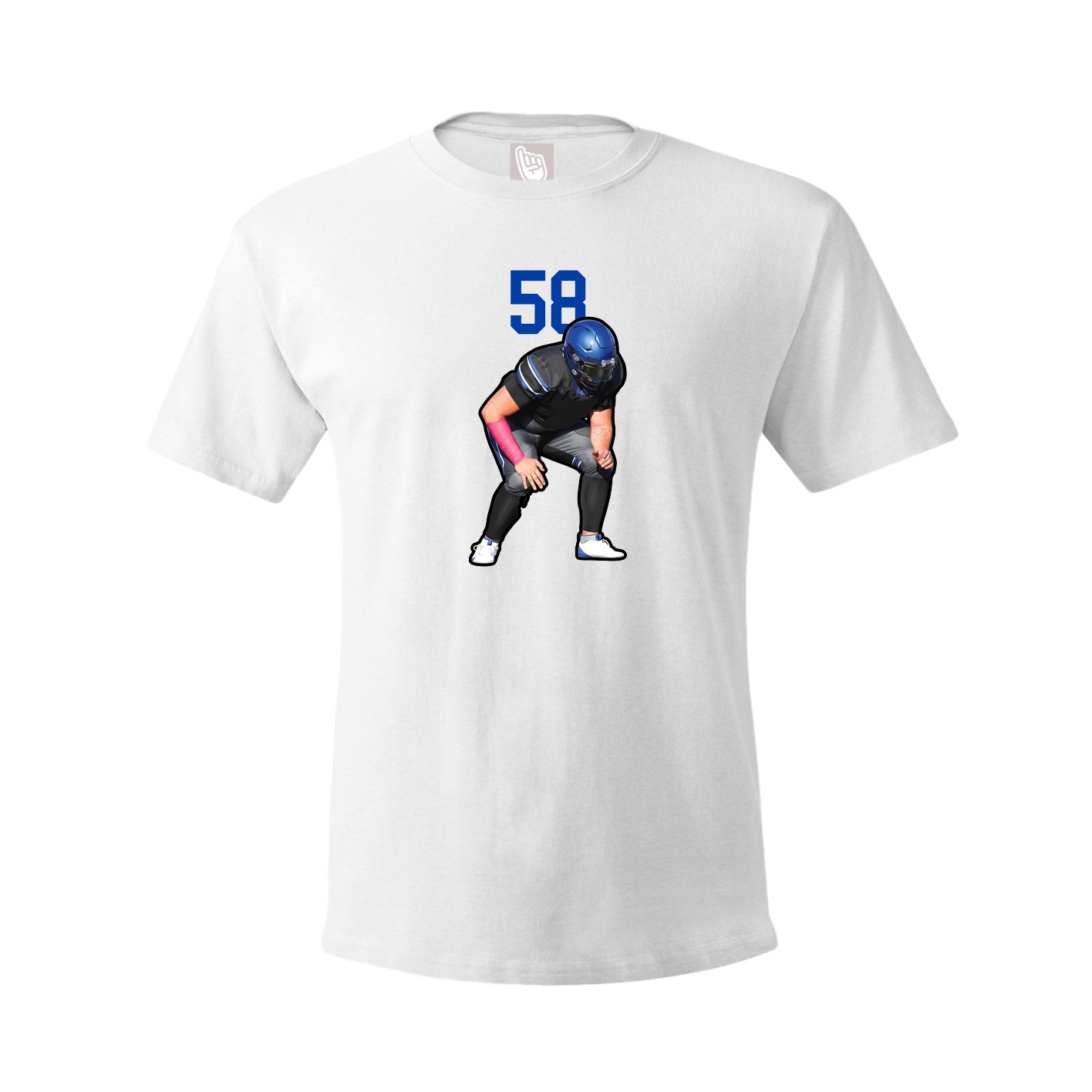 Tee — Number Top in White