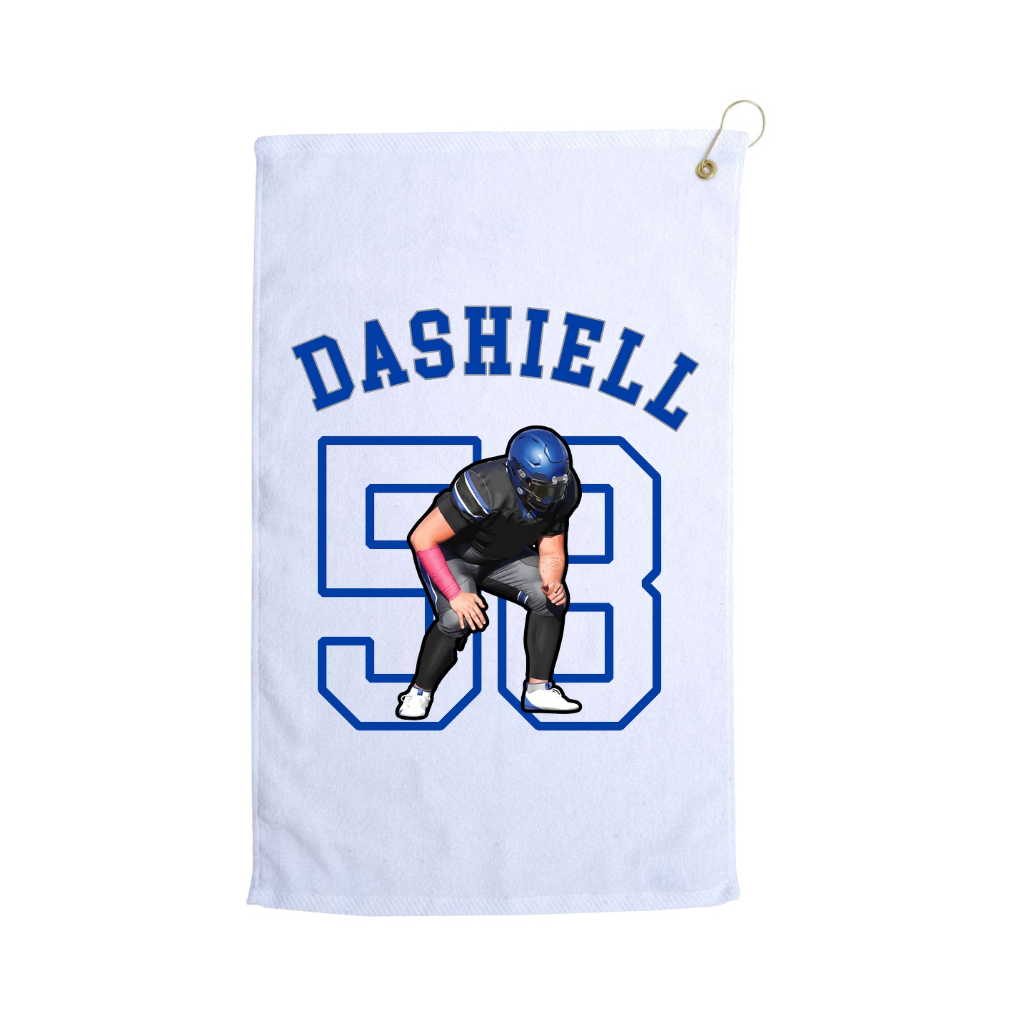 Golf Towel — Shirsey Arch in White