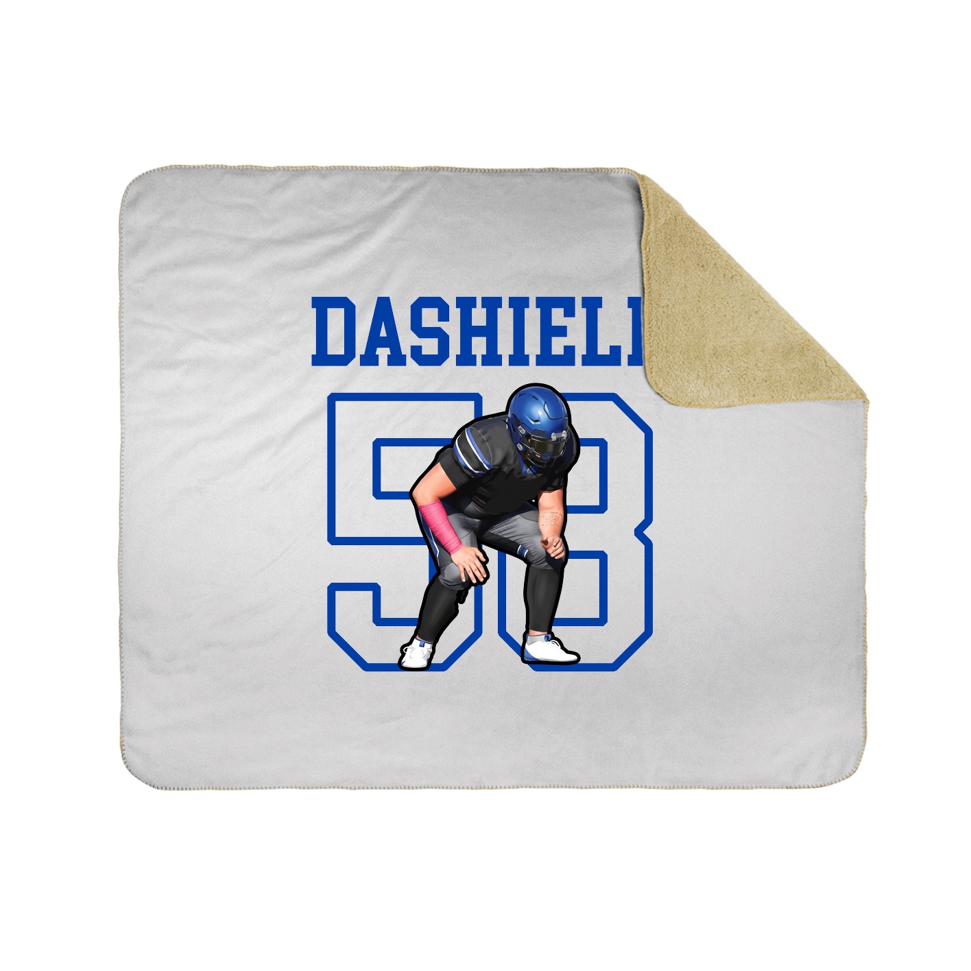 Throw Blanket — Shirsey in White