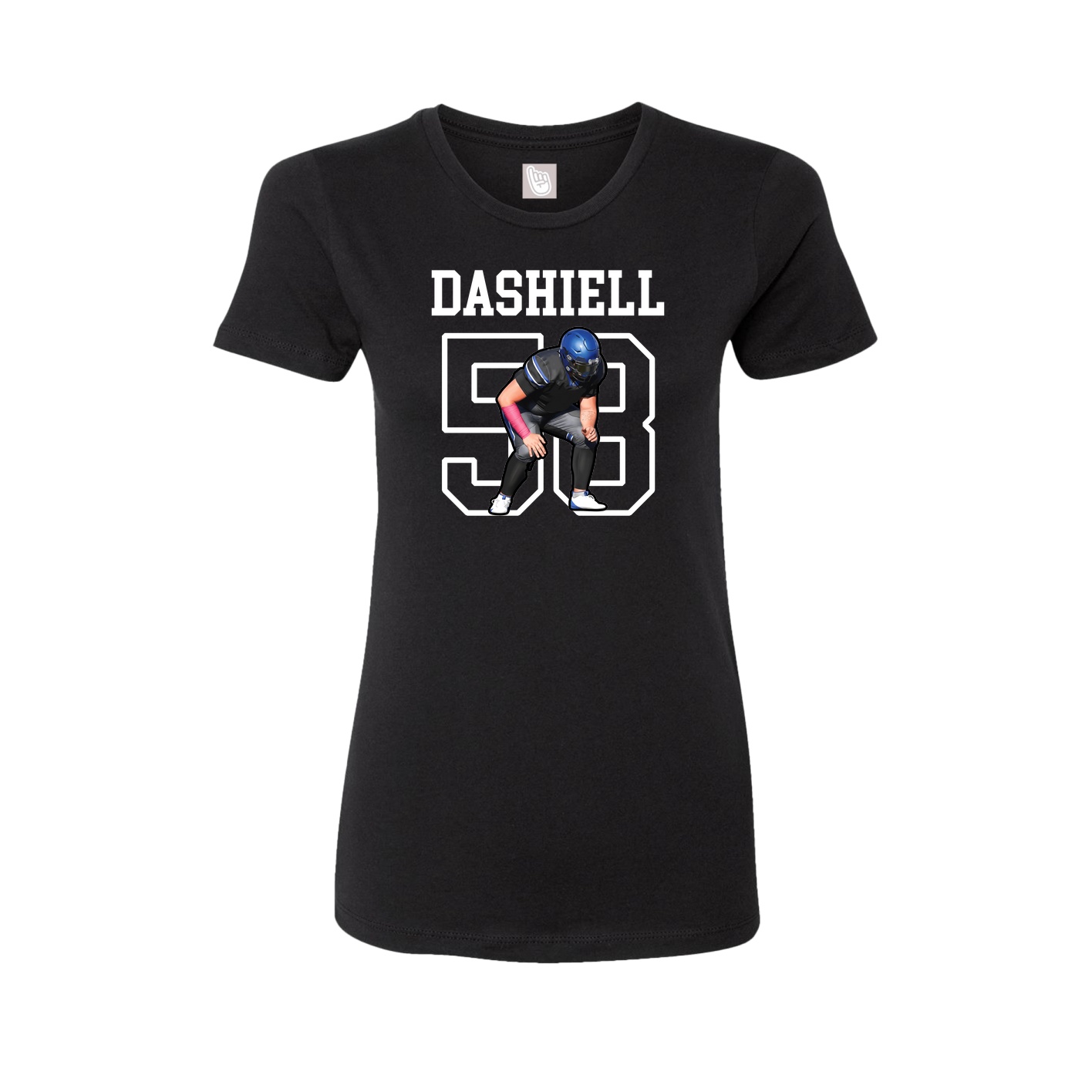 Fitted Women's Tee — Shirsey in Black