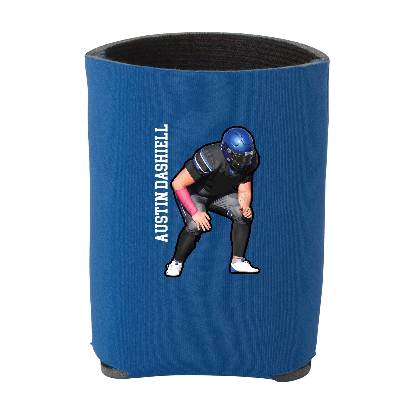 Can Holder — Name Vertical in Royal