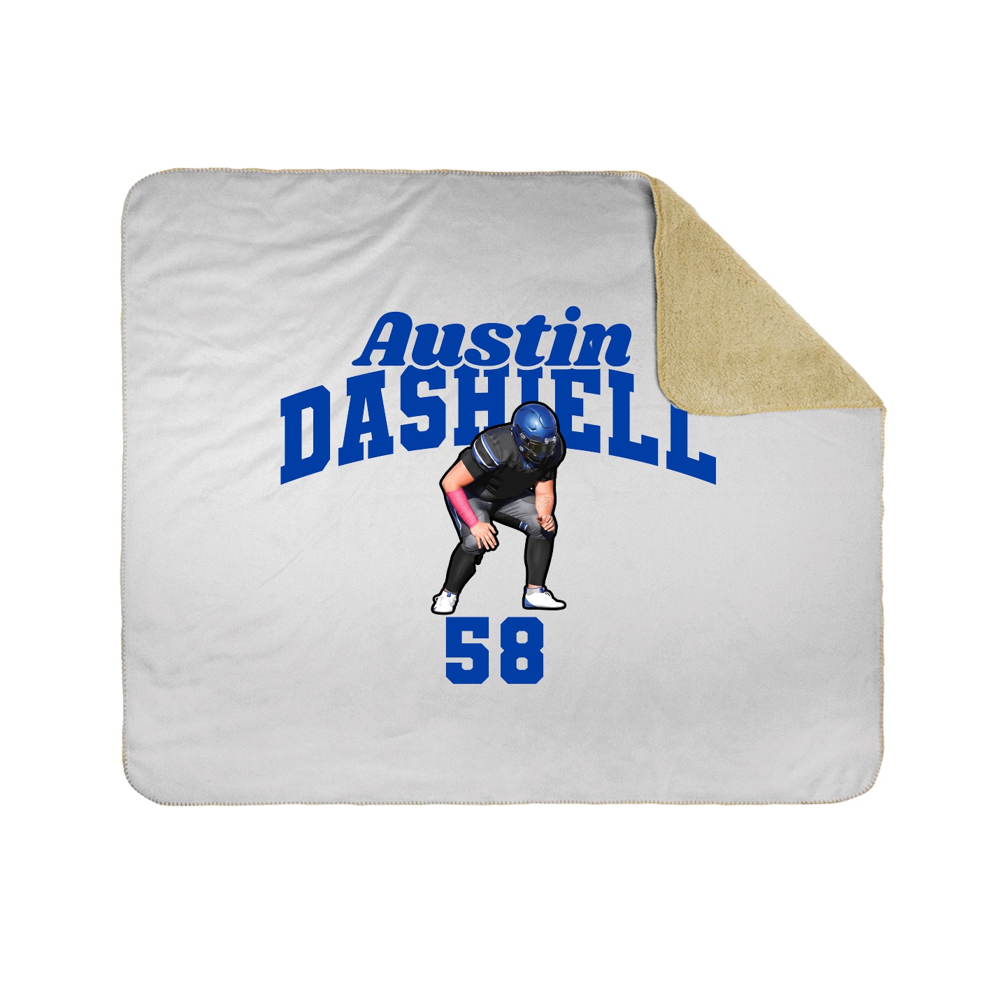 Throw Blanket — Signature Arch in White