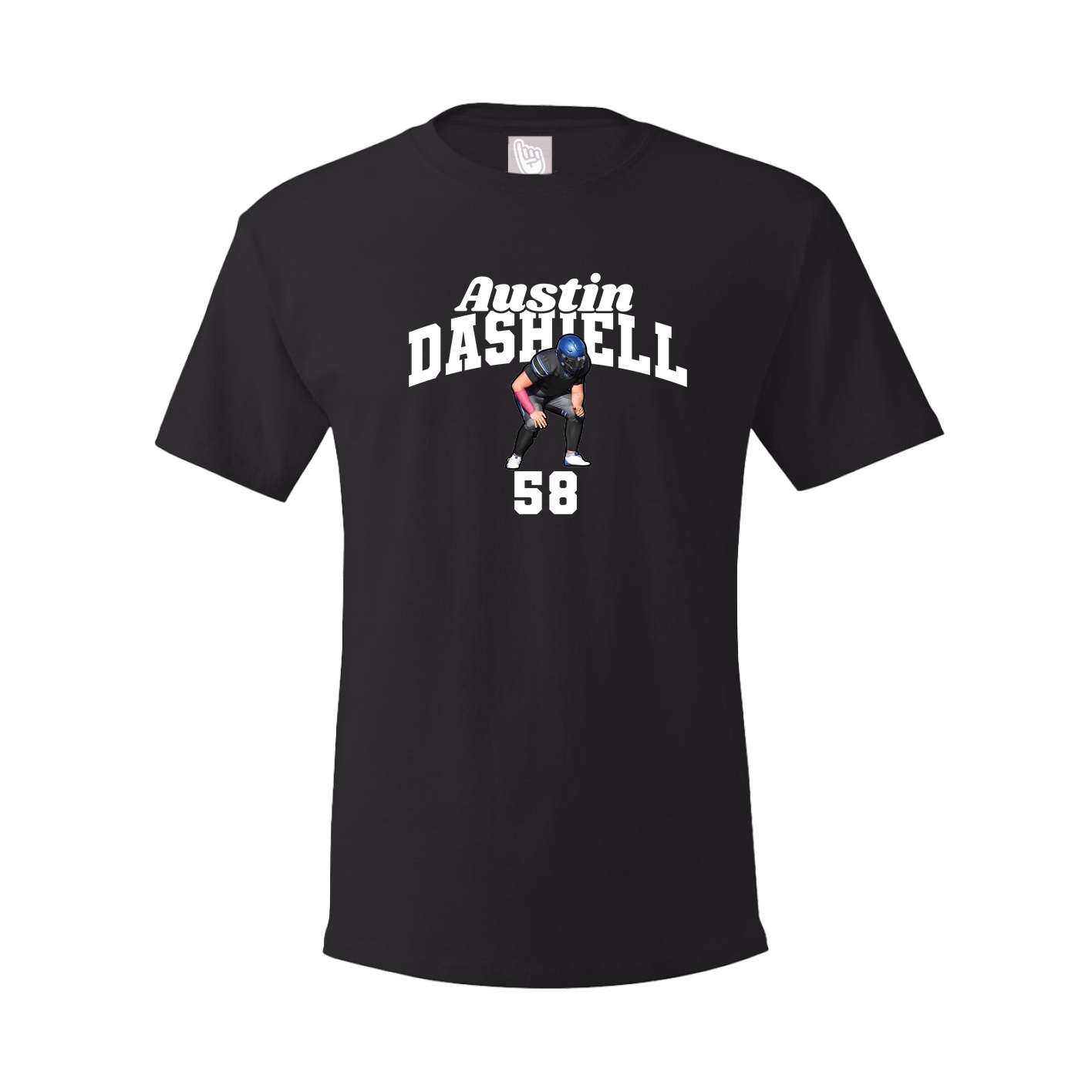 Youth Tee — Signature Arch in Black