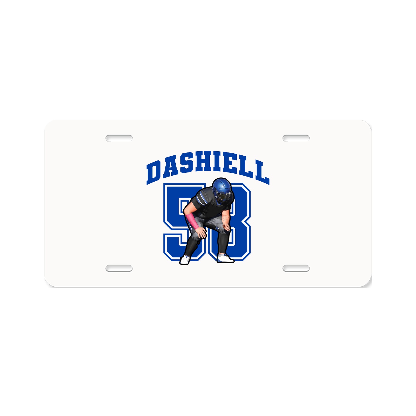 License Plate — Number in Classic