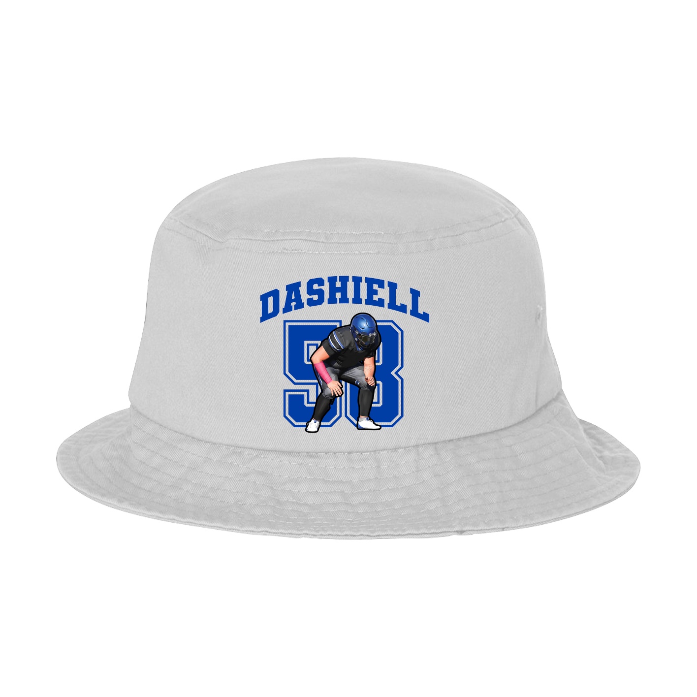 Bucket Cap — Number in White